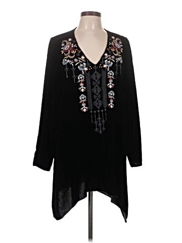 JW Los Angeles Long Sleeve Blouse (view 1)