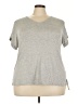 Loralette Gray Short Sleeve Top Size 3X - photo 1