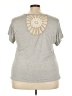 Loralette Gray Short Sleeve Top Size 3X - photo 2