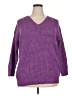 Torrid Purple Pullover Sweater Size 2X Plus (2) - photo 1