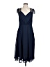 ASOS 100% Polyester Blue Cocktail Dress Size 10 - photo 1