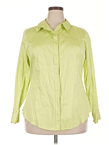Lane Bryant 3/4 Sleeve Button-Down Shirt (view 1)