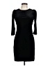 Zara Basic Solid Black Cocktail Dress Size L - photo 1