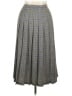 Pendleton 100% Virgin Wool Plaid Gray Wool Skirt Size 14 - photo 2