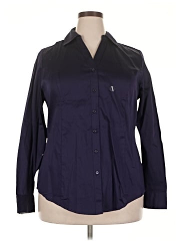 Lane Bryant Long Sleeve Button-Down Shirt (view 1)