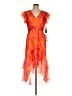Xscape 100% Polyester Orange Cocktail Dress Size 12 (petite) - photo 1