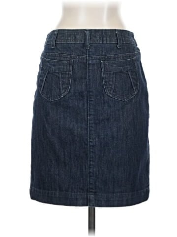 Pilcro and the Letterpress Denim Skirt (view 2)