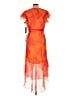 Xscape 100% Polyester Orange Cocktail Dress Size 12 (petite) - photo 2