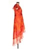 Xscape 100% Polyester Orange Cocktail Dress Size 12 (petite) - photo 4