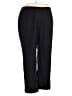 Le Suit Solid Black Dress Pants Size XXL (estimated) - photo 1