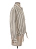 Equipment Stripes Ivory Long Sleeve Blouse Size S - photo 4