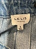Le Lis 100% Cotton Blue Denim Skirt Size S - photo 4