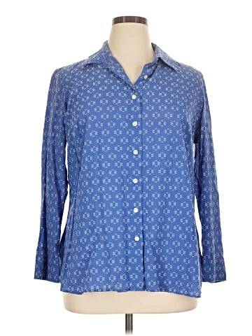 Talbots Outlet 3/4 Sleeve Button-Down Shirt (view 1)