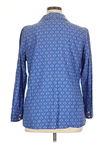 Talbots Outlet 3/4 Sleeve Button-Down Shirt (view 2)