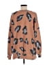 Dear Scarlett Animal Print Brown Pullover Sweater Size XL - photo 2