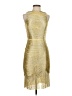 Saylor Metallic Gold Cocktail Dress Size S (estimated) - photo 1