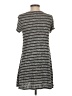 ABound Stripes Gray Casual Dress Size S - photo 2