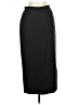 Petite Sophisticate Solid Black Formal Skirt Size 6 - photo 1