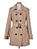 Calvin Klein 100% Polyester Tan Trenchcoat Size L - photo 1