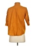 J.Crew 100% Cotton Orange 3/4 Sleeve Button-Down Shirt Size S - photo 2