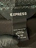Express 100% Polyester Paisley Teal Cocktail Dress Size 9 - 10 - photo 7