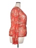 Shein Red Long Sleeve Blouse Size XXL - photo 4