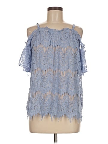 Blue Rain Sleeveless Blouse (view 1)