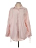 Zara Pink Long Sleeve Blouse Size S - photo 1
