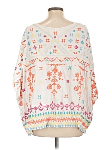 JW Los Angeles 3/4 Sleeve Blouse (view 2)