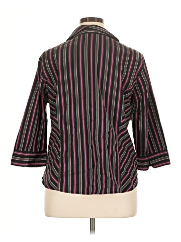 Apostrophe 3/4 Sleeve Button-Down Shirt (view 2)