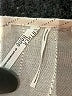 Feathers Metallic Ivory Jumpsuit Size XS - photo 4
