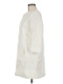 Zara Basic 100% Polyester Ivory Coat Size M - photo 5