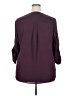 Torrid 100% Polyester Burgundy 3/4 Sleeve Blouse Size 2X Plus (2) - photo 2