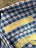 Nordstrom Checkered-gingham Blue Long Sleeve Button-Down Shirt Size 12 - photo 4