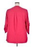 Torrid 100% Polyester Pink 3/4 Sleeve Blouse Size 2X Plus (2) - photo 2