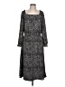 Talbots Animal Print Black Casual Dress Size L - photo 1