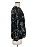 T Tahari Black Long Sleeve Blouse Size M - photo 4