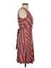 Alya Stripes Brown Cocktail Dress Size XS - photo 4