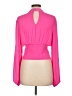 Steve Madden 100% Polyester Pink Long Sleeve Blouse Size L - photo 2
