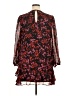 MSK 100% Polyester Floral Black Casual Dress Size XL - photo 2