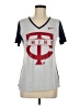 Nike 100% Polyester Gray Short Sleeve T-Shirt Size M - photo 1