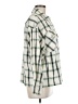 Unbranded Plaid Ivory 3/4 Sleeve Blouse Size M (estimated) - photo 4