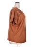 Rio & Rian Brown Short Sleeve Top Size 2X - photo 4