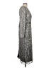 Mac Duggal 100% Polyester Silver Cocktail Dress Size 12 - photo 4