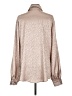By Egreis Animal Print Tan Long Sleeve Blouse Size L - photo 2