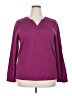 Bobbie Brooks Purple Pullover Sweater Size 2X - photo 1