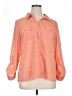 Studio Works 100% Polyester Polka Dots Orange 3/4 Sleeve Blouse Size XL - photo 1