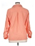 Studio Works 100% Polyester Polka Dots Orange 3/4 Sleeve Blouse Size XL - photo 2