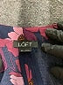 Ann Taylor LOFT 100% Rayon Floral Purple Blue Romper Size 00 - photo 4