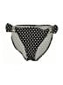 Apt. 9 Polka Dots Gray Swimsuit Bottoms Size XXL (estimated) - photo 1